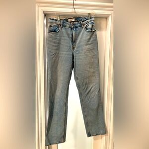 Abercrombie & Fitch Curve Love 90's Straight Ultra High Rise size 31 Long